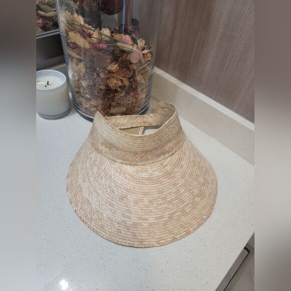 L*Space Natural Straw Sun Visor - Picture 1 of 4